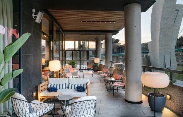 Terraza Mirador semi cubierta Vincci Consulado de Bilbao 4* Terraza Mirador semi cubierta Vincci Consulado de Bilbao 4*