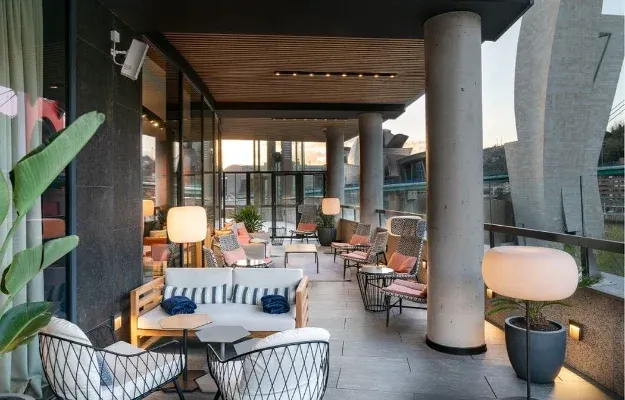 Kondutzo überdachte Terrasse Vincci Consulado de Bilbao 4* Kondutzo überdachte Terrasse Vincci Consulado de Bilbao 4*